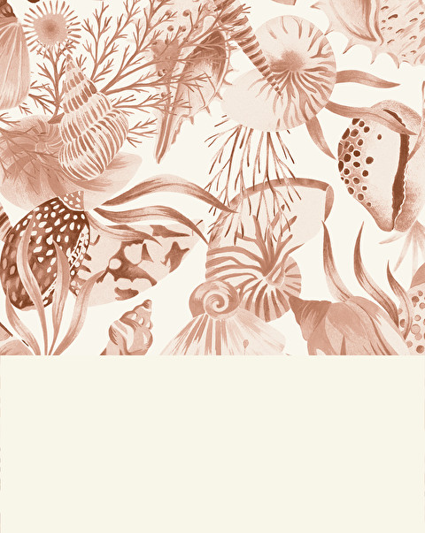 Coquillage Sand Boiserie Wallpaper - Wallpaper | Devon&Devon