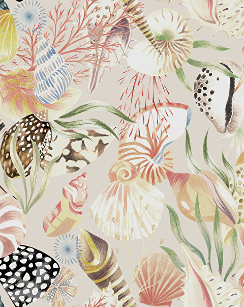 Coquillage Light Wallpaper - Wallpaper | Devon&Devon