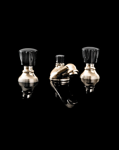 Black Morris 3 hole bidet set - Taps | Devon&Devon