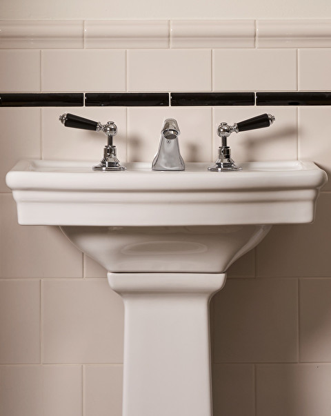 Dreiloch waschtischsatz Black Dandy - Villa Lionetti | Devon&Devon