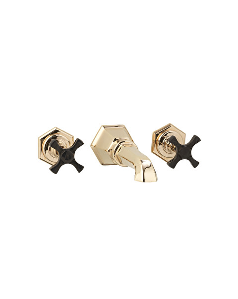 Jubilee Black Cross bathtub mixer - Shower Mixers and Shower Heads | Devon&Devon