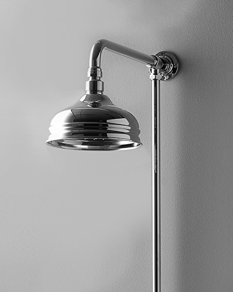 External fixed tube and shower rose - Shower Heads | Devon&Devon