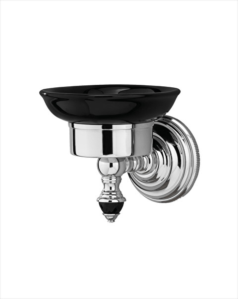 Black Diamond Soap dish - Bathroom Accessories and Lighting | Devon&Devon
