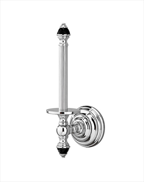 Black Diamond Spare toilet roll holder - Bathroom Accessories and Lighting | Devon&Devon