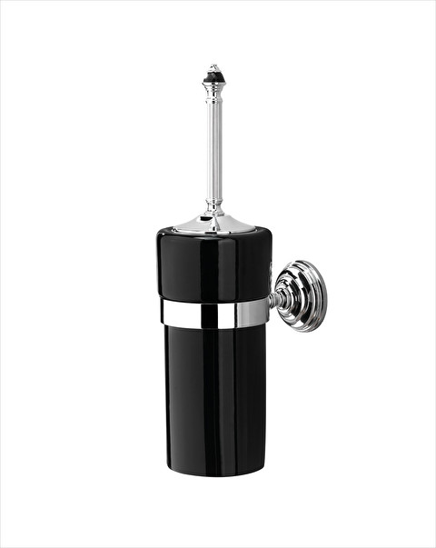 Black Diamond Toilet brush holder - Bathroom Accessories and Lighting | Devon&Devon