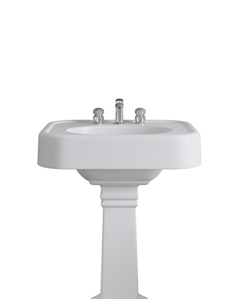 Blues White Tec Plus Basin - Bathroom Sinks | Devon&Devon