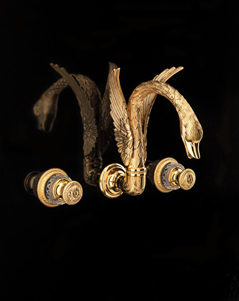 Swan Basin wall mixer - Bathroom Taps | Devon&Devon