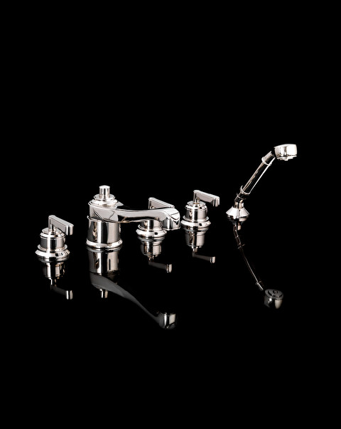 Manhattan 5-hole bathtub mixer - Bathroom Taps | Devon&Devon