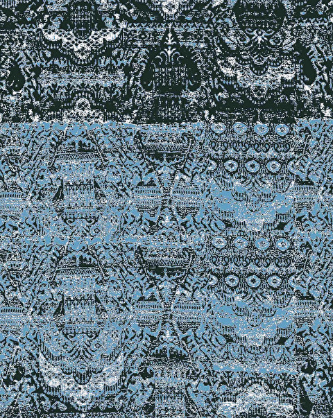 Tapisserie Grey Blue Wallpaper - Wallpaper | Devon&Devon