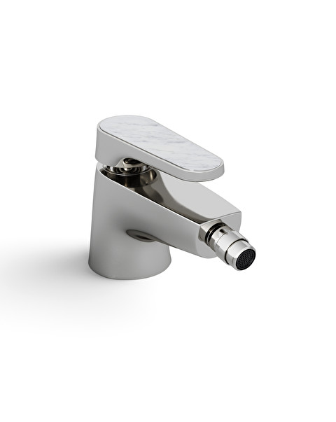 Twenties single lever bidet mixer - Bianco Carrara - Bathroom Taps | Devon&Devon