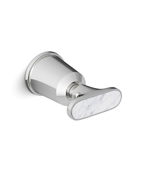 Twenties Inset diverter - Bianco Carrara - Bathroom Taps | Devon&Devon