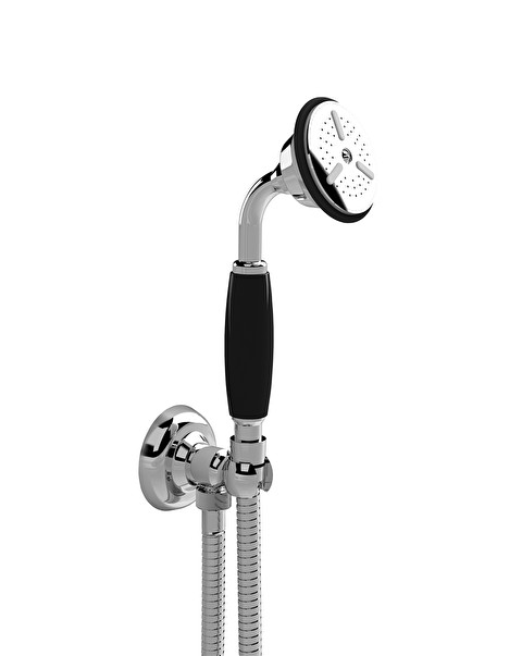 Doccetta flessibile con gancio a parete e presa acqua - Accessori rubinetteria | Devon&Devon