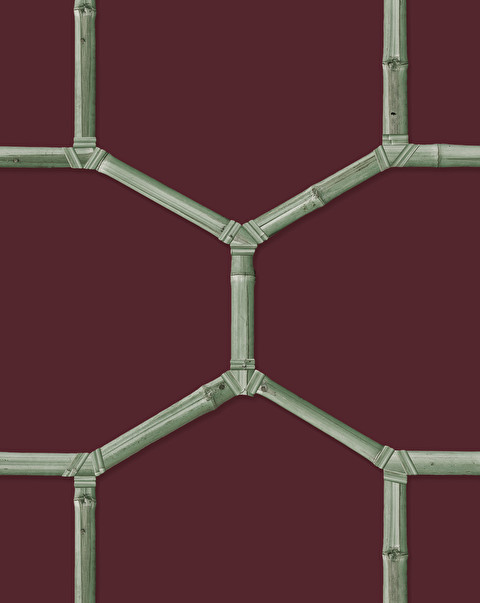 Bamboo Red Wallpaper - Wallpaper | Devon&Devon