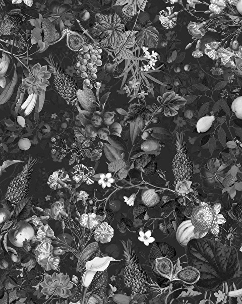 Botanica Black&White Wallpaper - Floorings & Wall Coverings | Devon&Devon
