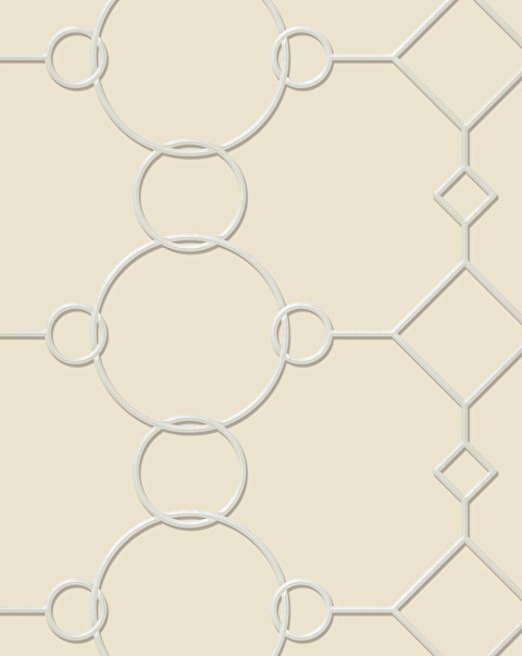Chain Ivory Wallpaper - Floorings & Wall Coverings | Devon&Devon