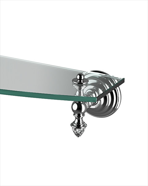 Diamond Glass shelf - Bathroom Accessories and Lighting | Devon&Devon