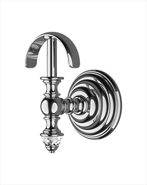 Diamond Robe hook - Bathroom Accessories and Lighting | Devon&Devon
