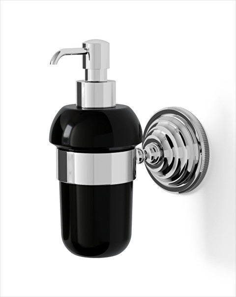 Black Diamond wall-mounted dispenser - Bathroom Accessories and Lighting | Devon&Devon