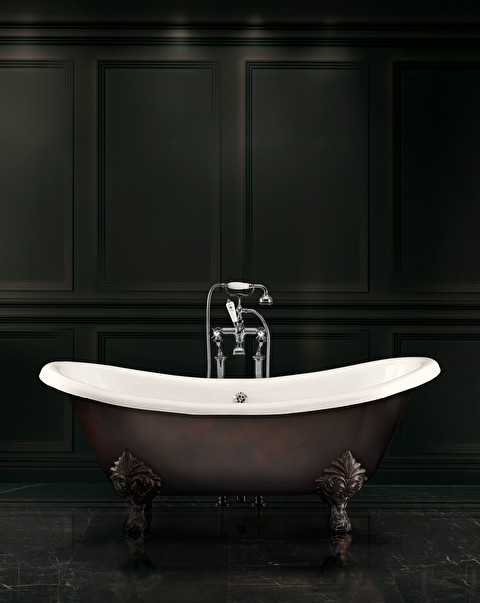 Chérie Copper Effect Bathtub - Cast Iron Bathtubs | Devon&Devon