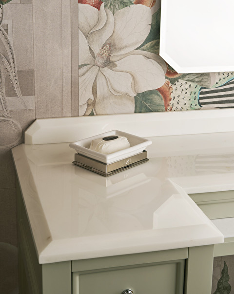 Seifenschale zum Hinstellen Cube - Badezimmerzubehör | Devon&Devon