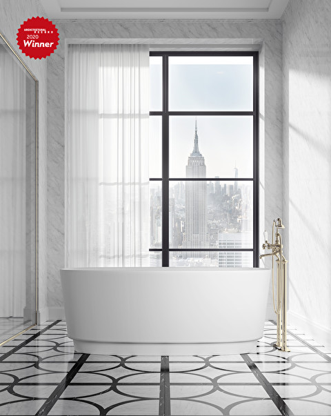 Bañera Dove en White Tec Plus - Dove bathtub | Devon&Devon