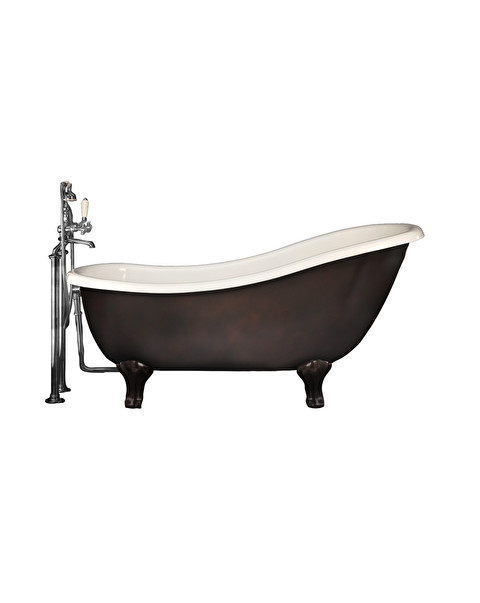 Regina Copper Effect Bathtub - Bathtubs | Devon&Devon