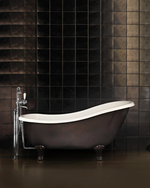Regina Copper Effect Bathtub - Bathtubs | Devon&Devon