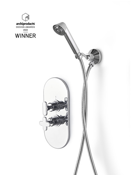 Twenties 3-way Thermostatic Mixer - Bathroom Taps | Devon&Devon