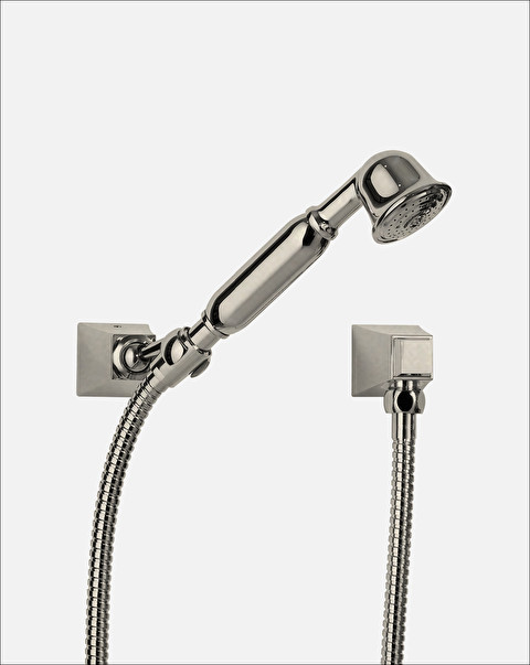 Doccetta flessibile con gancio a parete e presa acqua - Accessori rubinetteria | Devon&Devon