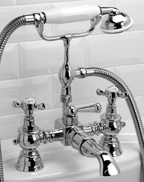 Antique bath and shower mixer deck mounted - Bathroom | Devon&Devon