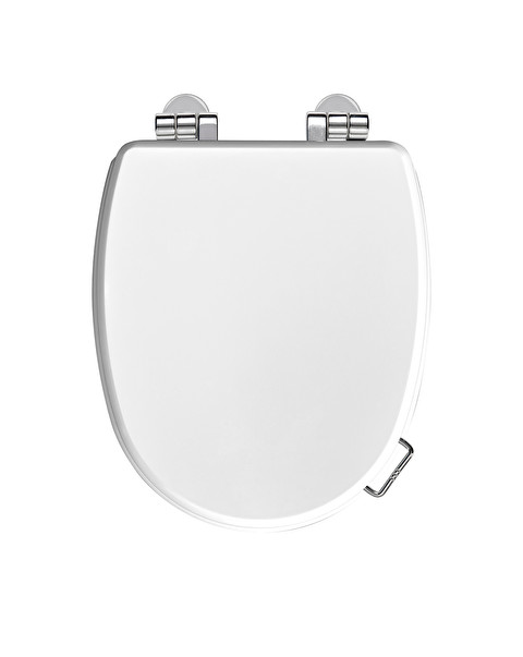 Weiss lackierter Klosettsitz Blues/Rose - WC-Sitze | Devon&Devon