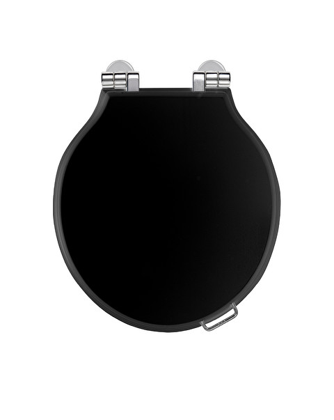 Etoile Mdf seat in Deep Black semi-gloss colour - Toilet Seats | Devon&Devon