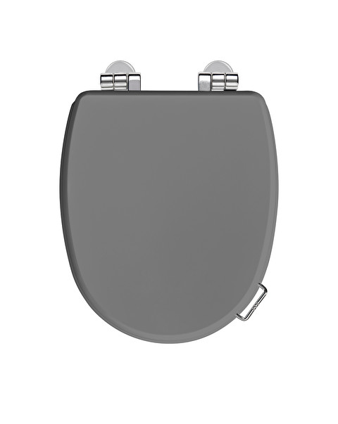 MDF WC-Sitz, in Dark Grey halbglänzende Farbe Blues/Rose - WC-Sitze | Devon&Devon