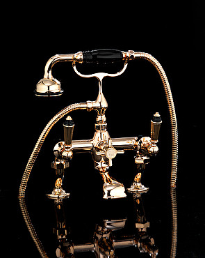 Black Diamond Bath and shower mixer | Devon&Devon