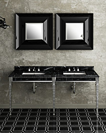 CAMBRIDGE Aluminium console sink By Devon&Devon