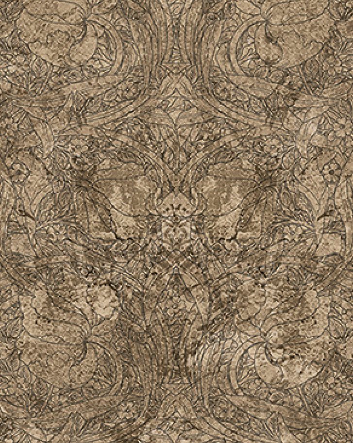 Vandevelde Ecru Gold Leaf Wallpaper | Deluxe Design by Devon&Devon
