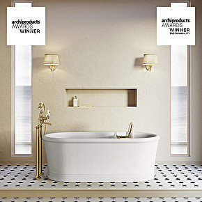 The Celine Petite White bathtub wins the Archiproducts Design Awards 2025 and the Sustainability Award 2025 - Devon&Devon
