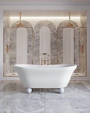 Aurora Bijoux White Bathtub