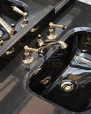 Dreiloch waschtischsatz Black Diamond